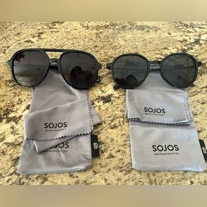 2 pairs brand new Sojos sunglasses black